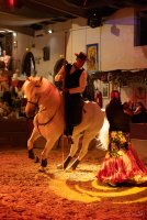 danseuse et cavalier &copy; cabaret equestre de camargue
