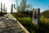 Départ du sentier de la Marette - Borne de départ - sentier de la Marette © DR / [Qualité Tourisme - SMCG]