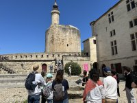 Visite guid&eacute;e de la tour de Constance &copy; Centre des monuments nationaux
