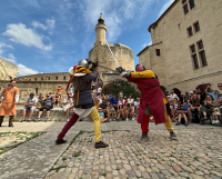 Combats aux remparts - d&eacute;monstration &copy; Centre des Monuments Nationaux
