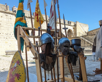 Combats aux remparts - armes &copy; Centre des monuments nationaux