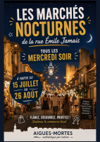 Les nocturnes de la rue Emile Jamais_Aigues-Mortes &copy; 