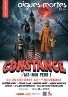 Halloween : Constance fais-moi peur !_Aigues-Mortes - Affiche &copy; Ville d'Aigues-Mortes