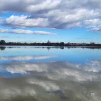 Point de vue classé - Etang de la Marette - Point de vue sur les remparts d'Aigues-Mortes classé depuis l'étang de la Marette © DR / [SMCG]