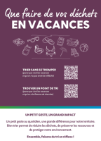 Affiche - Trier en vacances