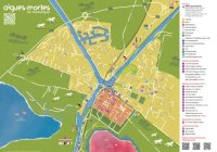 Aigues-Mortes - Plan de la ville