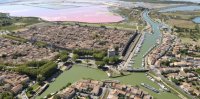 Aigues-Mortes - vue a&eacute;rienne