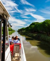 Cabine capitaine bateau croisière canal 