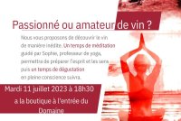 Dégustation & Méditation au Domaine Royal de Jarras