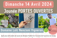 Journée portes ouvertes au domaine Loic Nencioni le 14 avril
