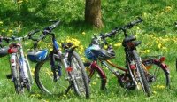 vélo nature famille